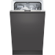 NEFF N50 S875HKX20G Wifi Connected Fully Integrated Slimline Dishwasher - Stainless Steel Control Panel with Sliding Door Fixing Kit - E Rated, Stainless Steel