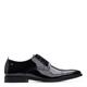 Base London™ Mens Weller Patent Black Formal Toe Cap Shoe UK 6