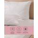 M&S 2pk Supremely Washable Pillow Protectors - White, White