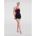 Speedo Womens Hyperboom Splice Legsuit - 10 - Black Mix, Black Mix