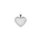 Greek Key Heart Necklace in Sterling Silver