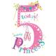 Moonpig 5 Today Princess Ballet Shoes Birthday Card, Large