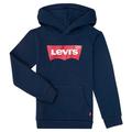 Levis BATWING SCREENPRINT HOODIE boys's Children's sweatshirt in Blue