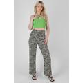 Keyhole Strappy Crop Top Green UK 10