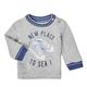 Ikks XS15001-24 boys's Children's sweatshirt in Grey. Sizes available:6 months,12 mois,18 months,2 years,3 ans