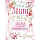 Ling Design Birthday Card - Mum - Loveliest Mum - Beautiful - Thoughtful - Wise - Floral Ecard