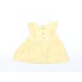 F&F Baby Yellow Plaid Shift Size 12-18 Months