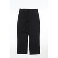 George Boys Black Capri Trousers Size 7-8 Years