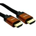 0.5m 8K HDMI Cable - Orange Connectors