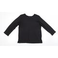 Real Clothing Company Womens Black Pullover Jumper Size 14