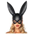 Black Bunny Adult Mask | Fancy Dress Costume Masks