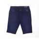 Blue Inc Mens Blue Cotton Chino Shorts Size 30 in L12 in Regular