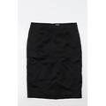 Oasis Womens Black Straight & Pencil Skirt Size 12