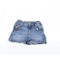 Denim & Co. Girls Blue Denim Chino Shorts Size 6-7 Years