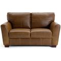 Habitat Milford Leather 2 Seater Sofa - Tan