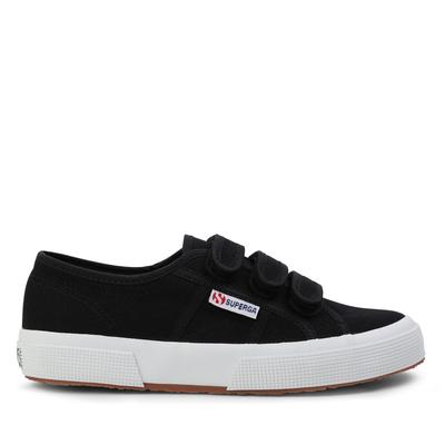 Superga 2750 Cotstrap - Black-f White Trainers