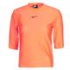 Nike NSICN CLSH TOP SS MESH women's T shirt in Orange. Sizes available:S,M,L,XS,UK S,UK M