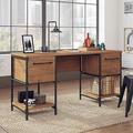 Fabrica Industrial Style Double Pedestal Desk