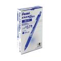 Pentel EnerGel Xm Retractable Gel Pen Medium Blue (Pack of 12) BL77-C