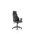 Winsor Black Leather Chair With Headrest - EX000213