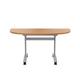 Allegro Tilting Table 1400x700-Oak and Silver/Ref OTT1470DENDSVNO