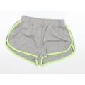 Select Womens Grey Jersey Sweat Shorts Size 10