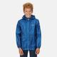 Regatta Kids' Bagley Packaway Waterproof Jacket Imperial Blue Gradient, Size: 9-10 yrs