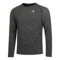 Odlo Crew Neck Essential Seamless Running Shirts Men - Grey, Size XXL