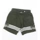 adidas Boys Green Cotton Sweat Shorts Size 2-3 Years Regular