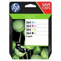 HP 364 Original Ink Cartridges - Black & Colour