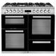 Beko KDVF100X 100cm Dual Fuel Range Cooker - Stainless Steel