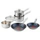Tefal 5 Piece Non Stick Stainless Steel Pan Set