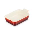 Le Creuset 26cm Deep Rectangular Baking Dish Cerise