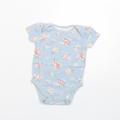 George Girls Blue Floral Babygrow One-Piece Size 6-9 Months