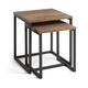 Habitat Nomad Nest of 2 Tables - Oak Effect