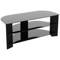 AVF Wood Effect Up To 55 Inch TV Corner Stand - Black