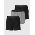 Black & Grey Jersey Boxers 3 Pack L