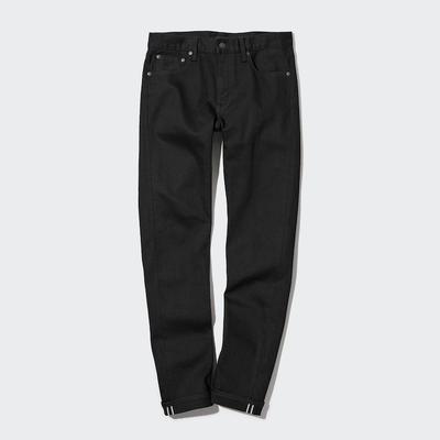 Uniqlo - Cotton Selvedge Stretch Slim Fit Jeans - Black - 33inch