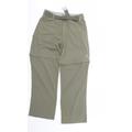TOG 24 Womens Green Polyamide Capri Trousers Size 10 L29.5 in Regular Zip