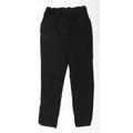 H&M Womens Black Cotton Capri Trousers Size 36 L25 in Regular