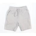 Maniere De Voir Womens Grey Bermuda Shorts Size S