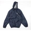 Umbro Mens Blue Rain Coat Coat Size M