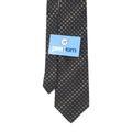 Jeff Banks Mens Black Check 100% Silk Wide Fit Tie