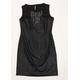 M&Co Womens Black Animal Print Pencil Dress Size 12