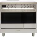 Smeg Classic C92IPX9 90cm Electric Range Cooker with Induction Hob - Stainless Steel - A/A Rated