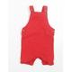 TU Baby Red Cotton Dungaree One-Piece Size 12-18 Months Button