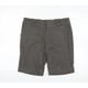 Warehouse Womens Brown Cargo Shorts Size 12