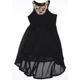 Miss Selfridge Womens Black Skater Dress Size 10 - Mesh