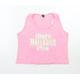 Weird Fish Womens Pink Cropped Tank One Size