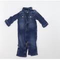 Gap Baby Blue Dungaree One-Piece Size 6-9 Months